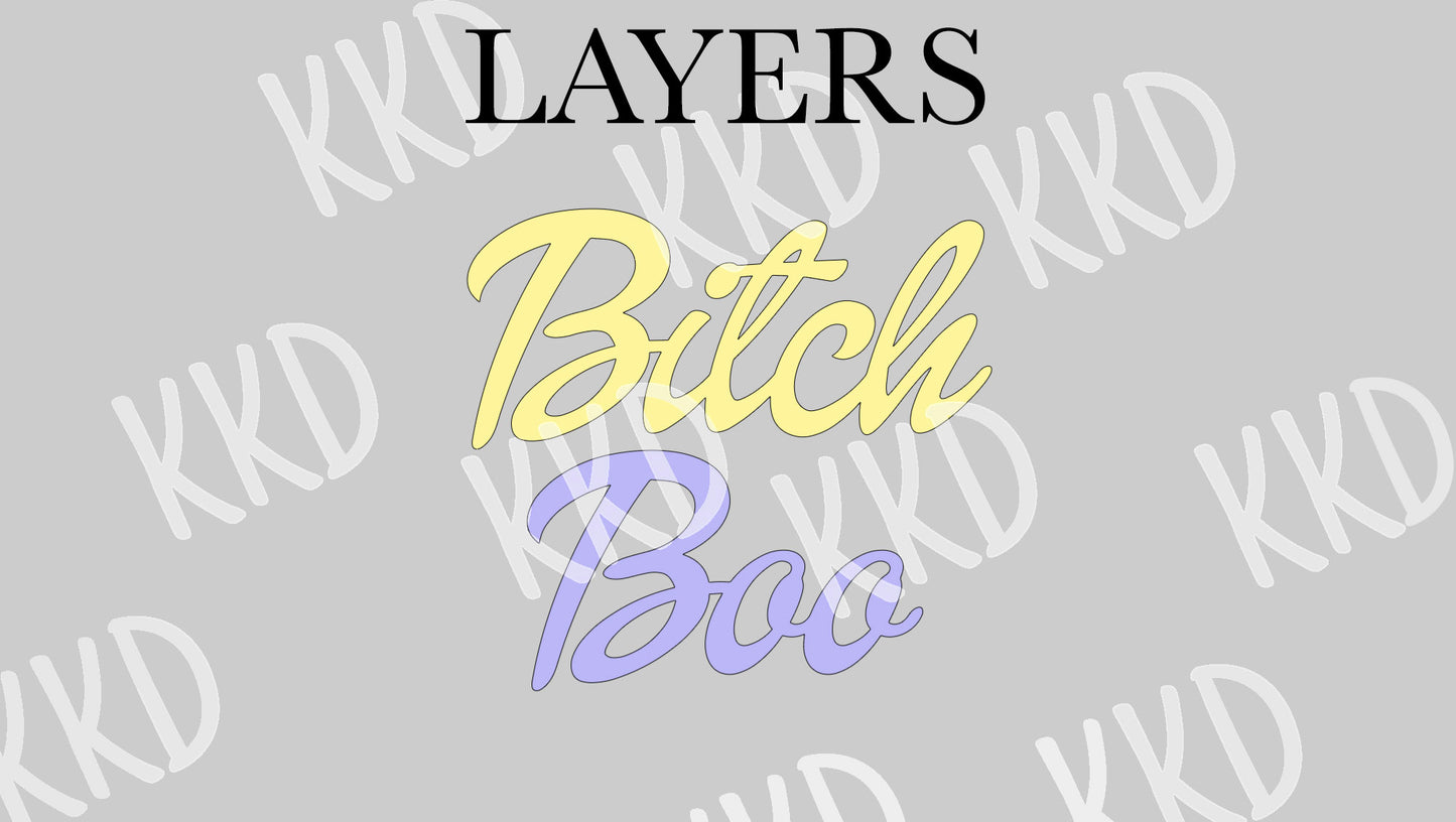 Boo Bitch - Digital Files