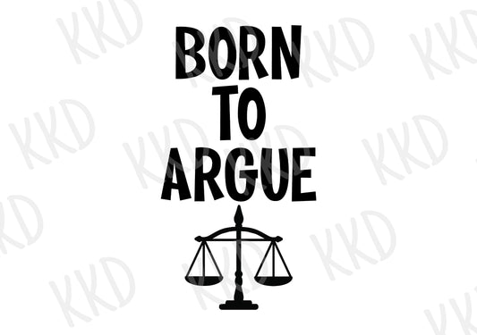 Born to Argue - Digital Files