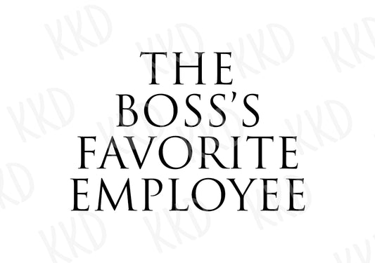 The Boss's Favorite Employee - Digital Files