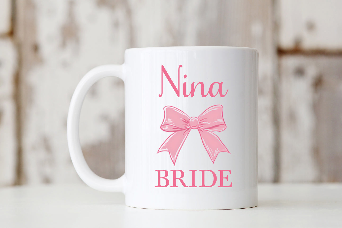 Coquette Bow Bride Mug