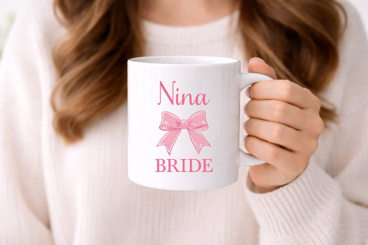 Coquette Bow Bride Mug