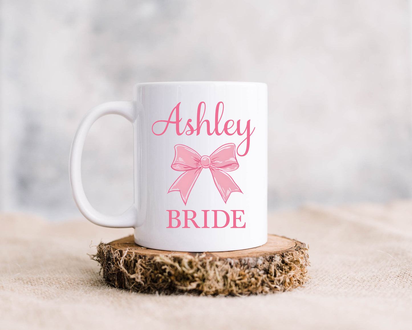 Coquette Bow Bride Mug