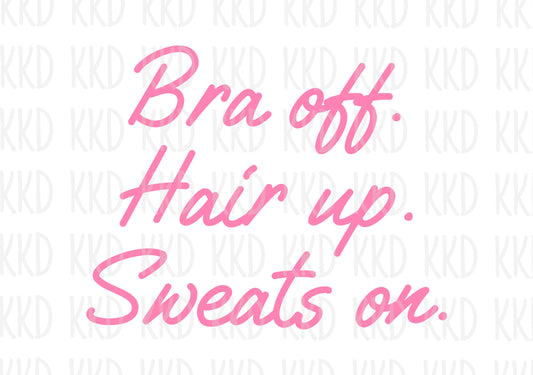 Bra Off, Hair Up - Digital Files