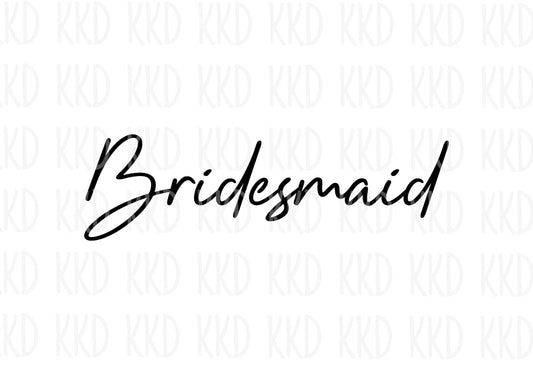 Bridesmaid (4) - Digital Files
