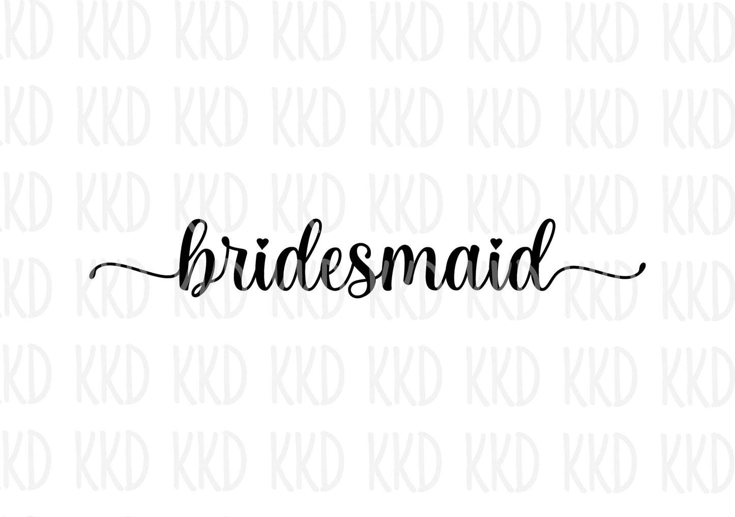 Bridesmaid (3) - Digital Files