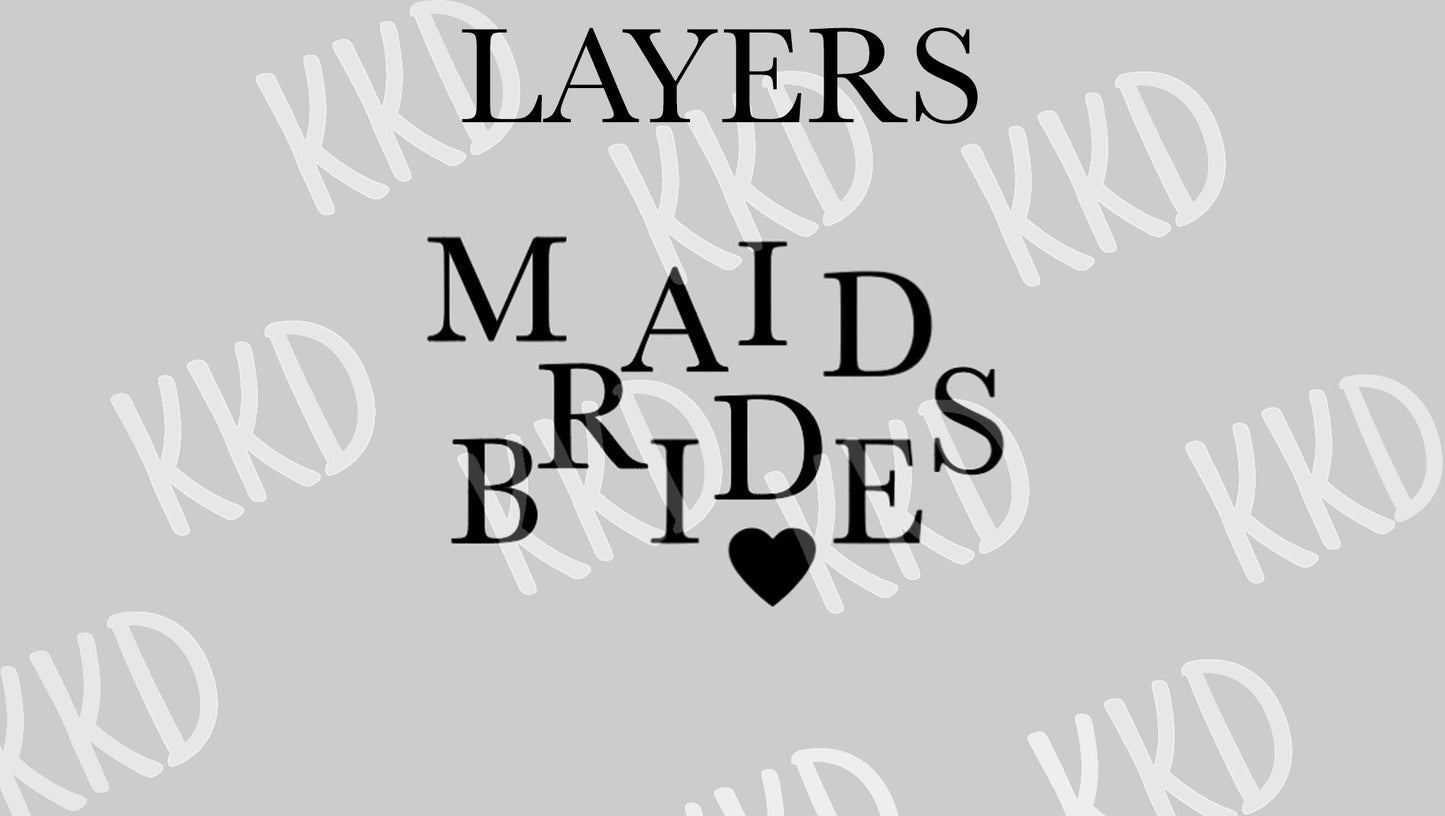 Bridesmaid (5) - Digital Files