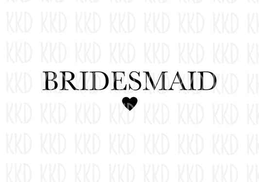 Bridesmaid (5) - Digital Files