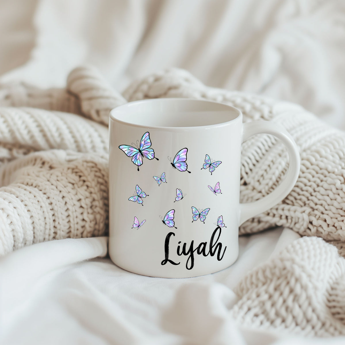 Personalized Butterfly Name Mug