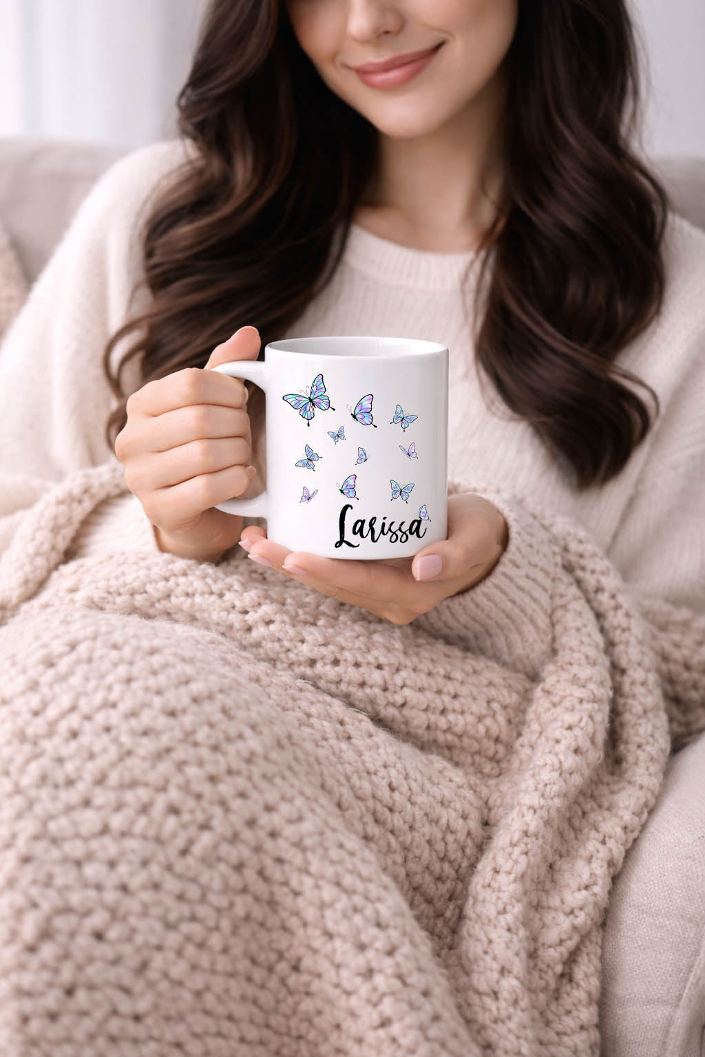 Personalized Butterfly Name Mug