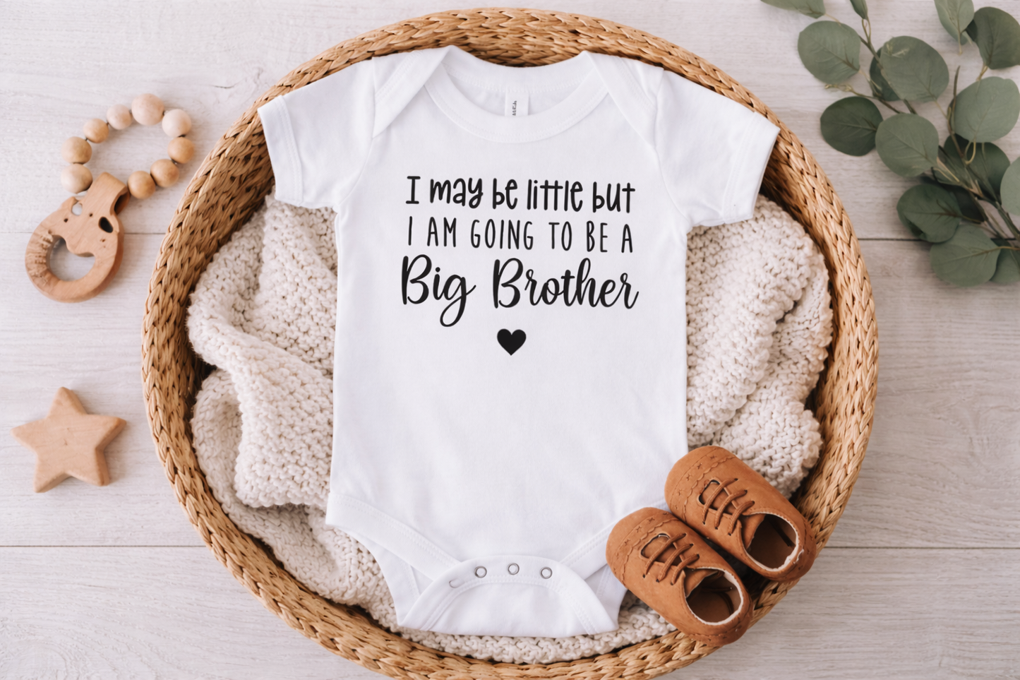 I May Be Little But...Big Sibling Onesie/Toddler Shirt