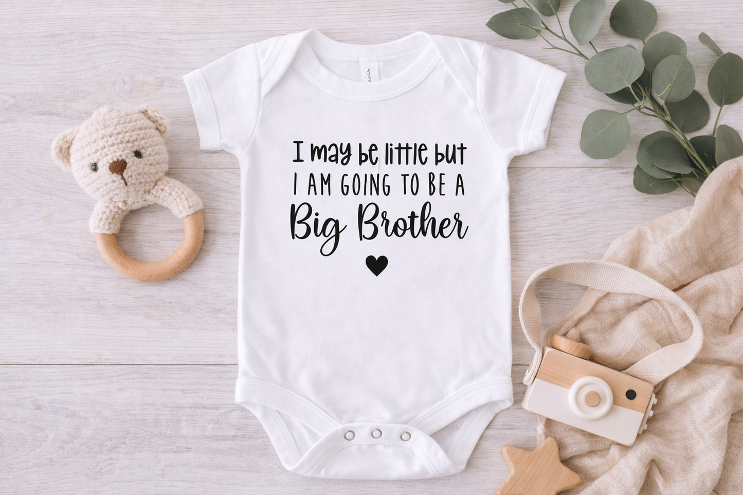 I May Be Little But...Big Sibling Onesie/Toddler Shirt