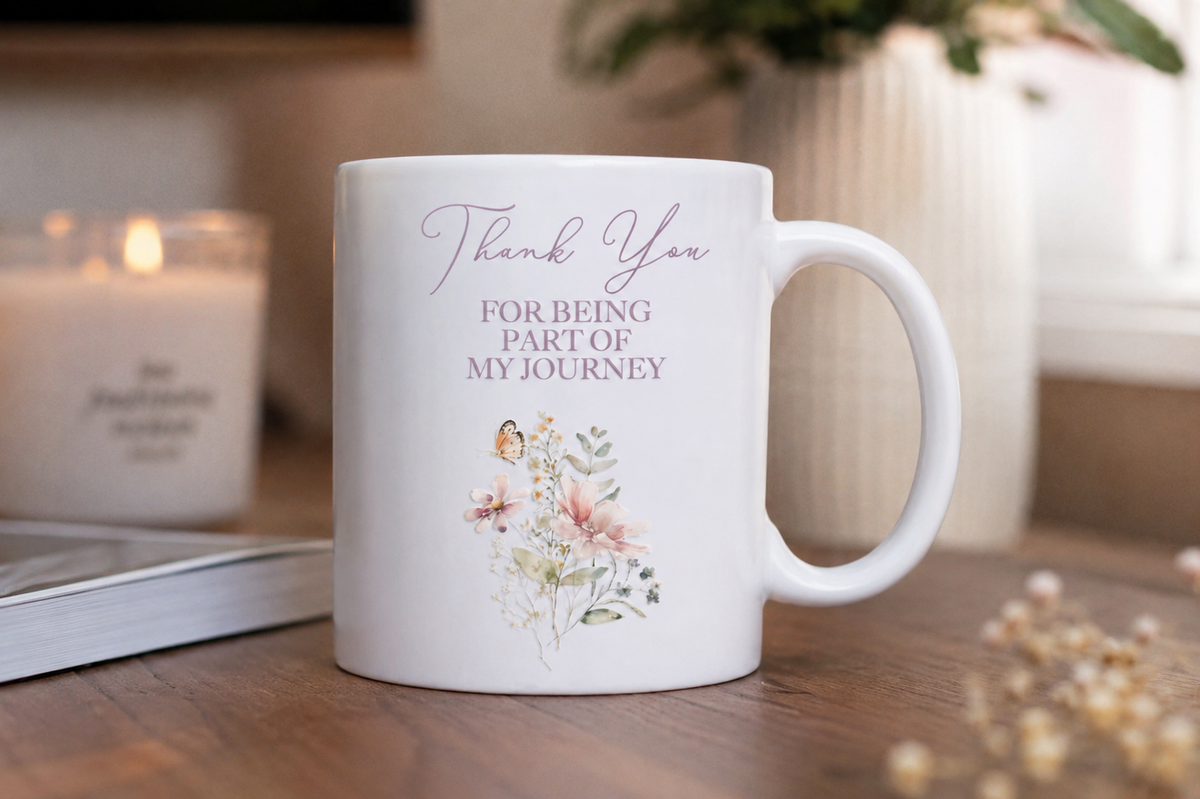 Thank You For Being Part of My Journey Mug