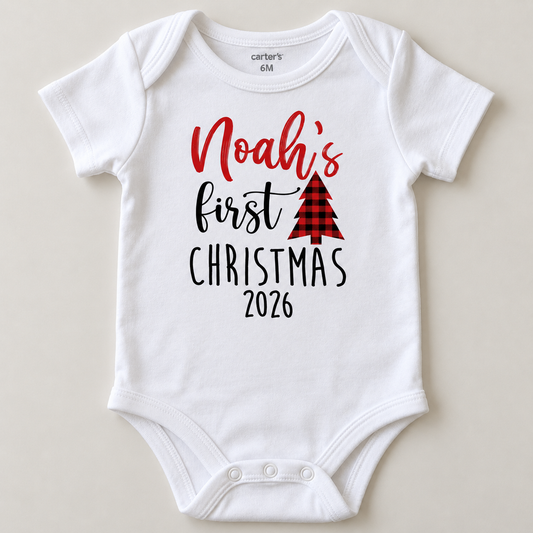 Baby's First Christmas Onesie