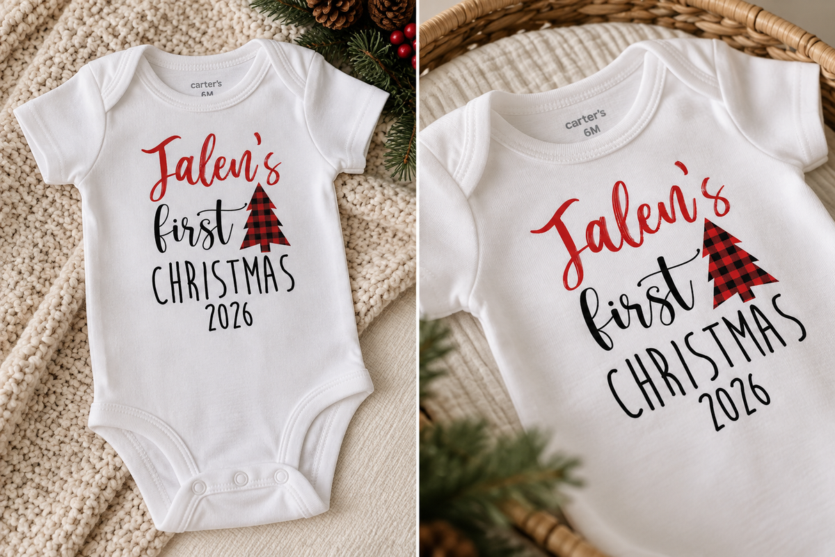 Baby's First Christmas Onesie