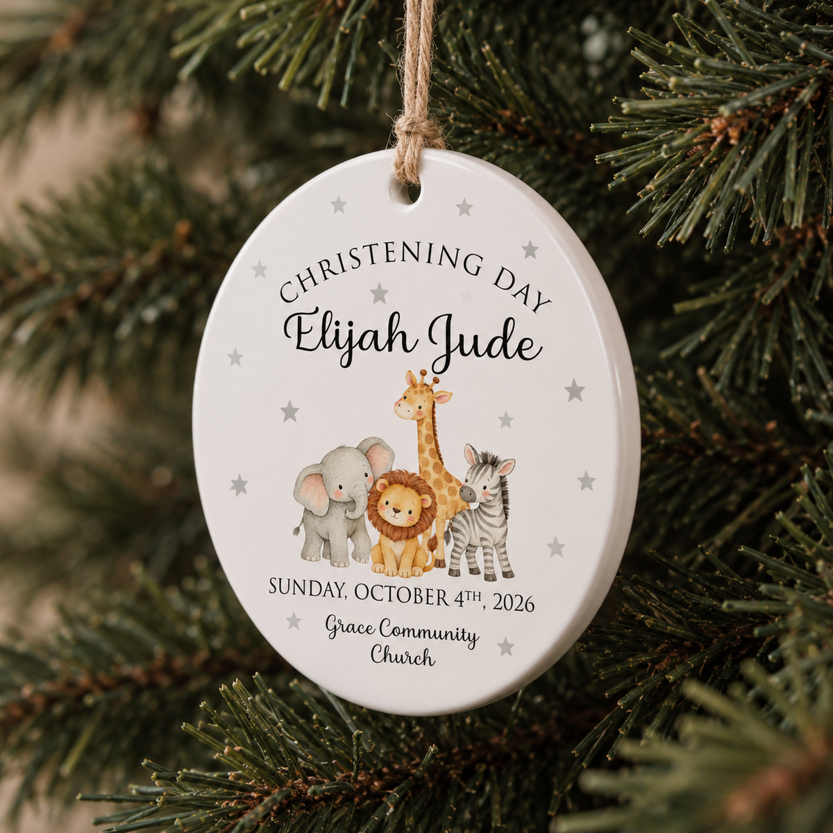 Christening Day Ornament