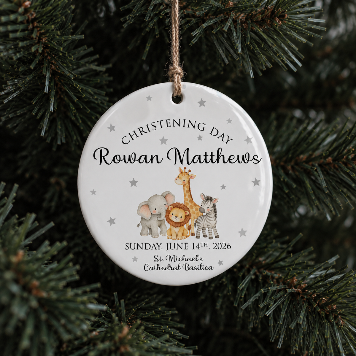Christening Day Ornament
