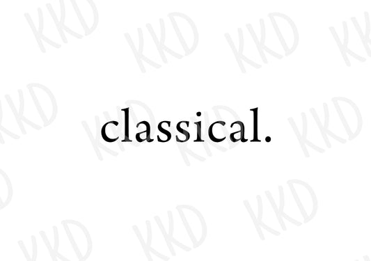 Classical - Digital Files