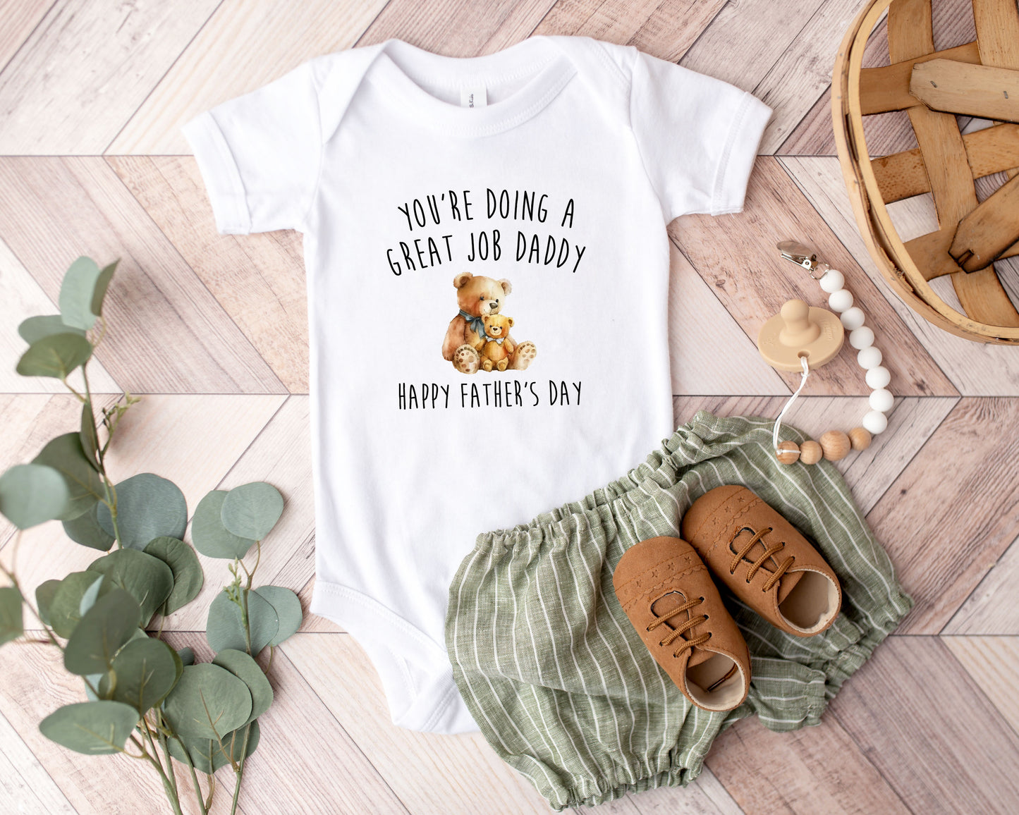 Doing a Great Job Daddy Baby Bodysuit
