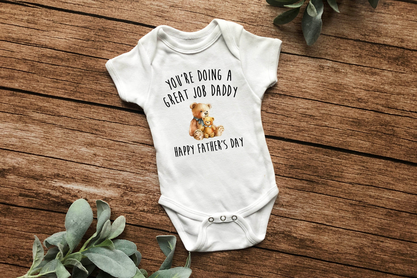 Doing a Great Job Daddy Baby Bodysuit
