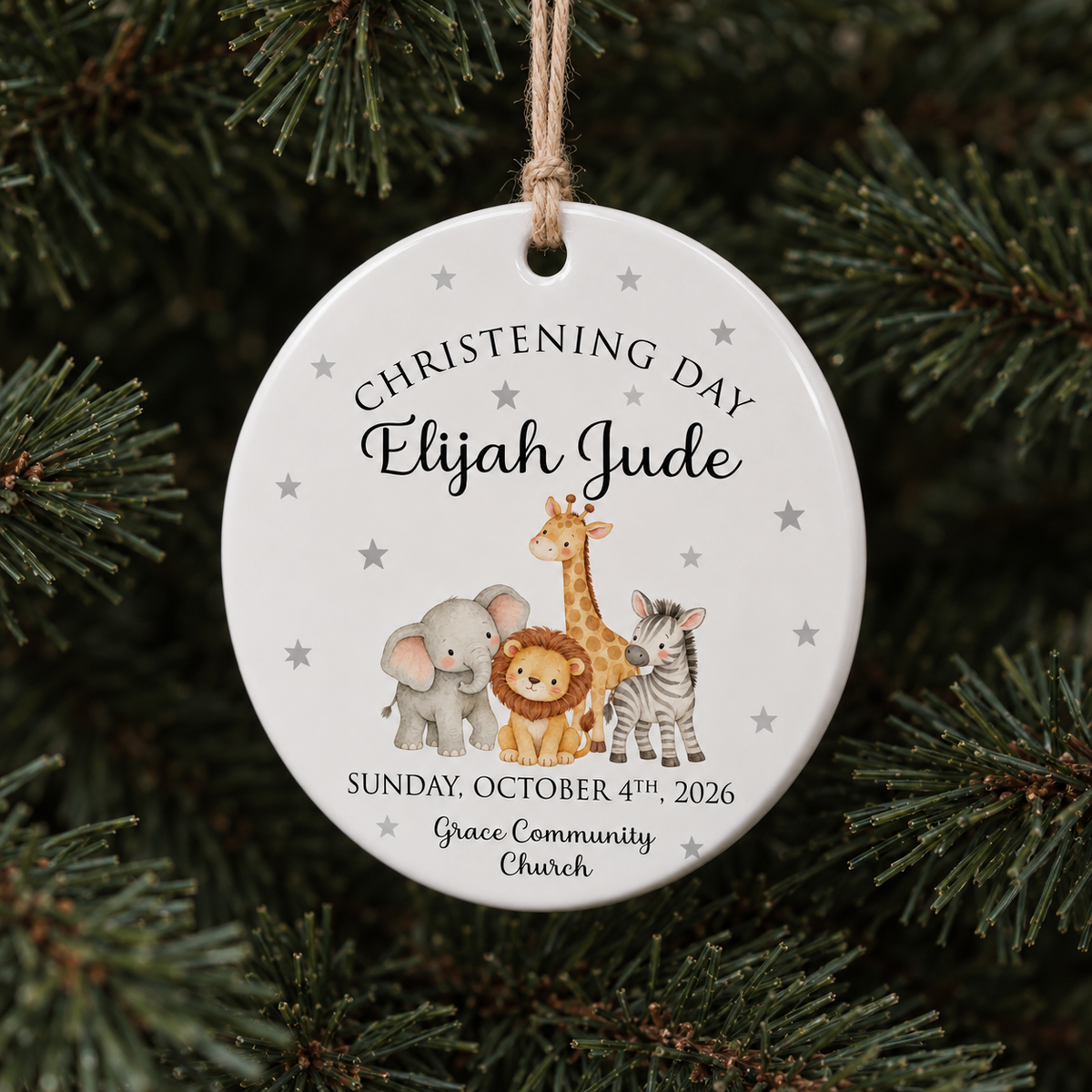 Christening Day Ornament