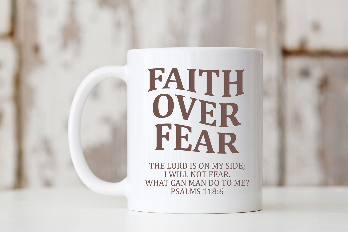 Faith Over Fear Mug
