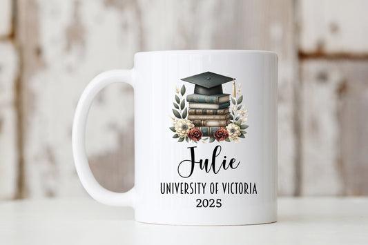 Graduation Book/Hat Mug