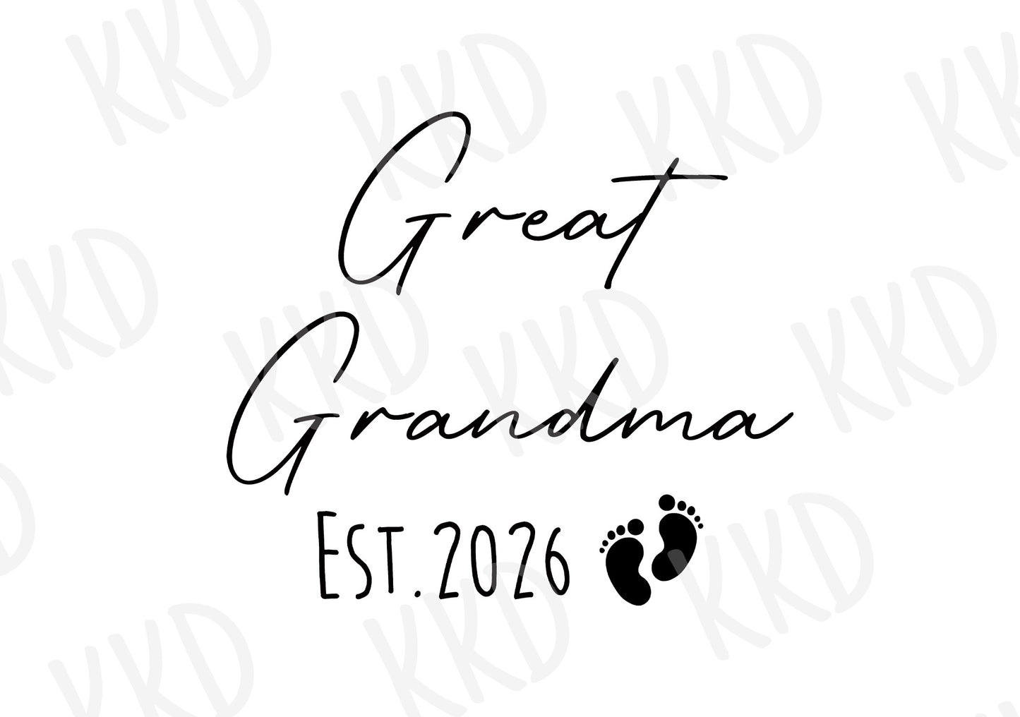 Great Grandma EST - Digital Files