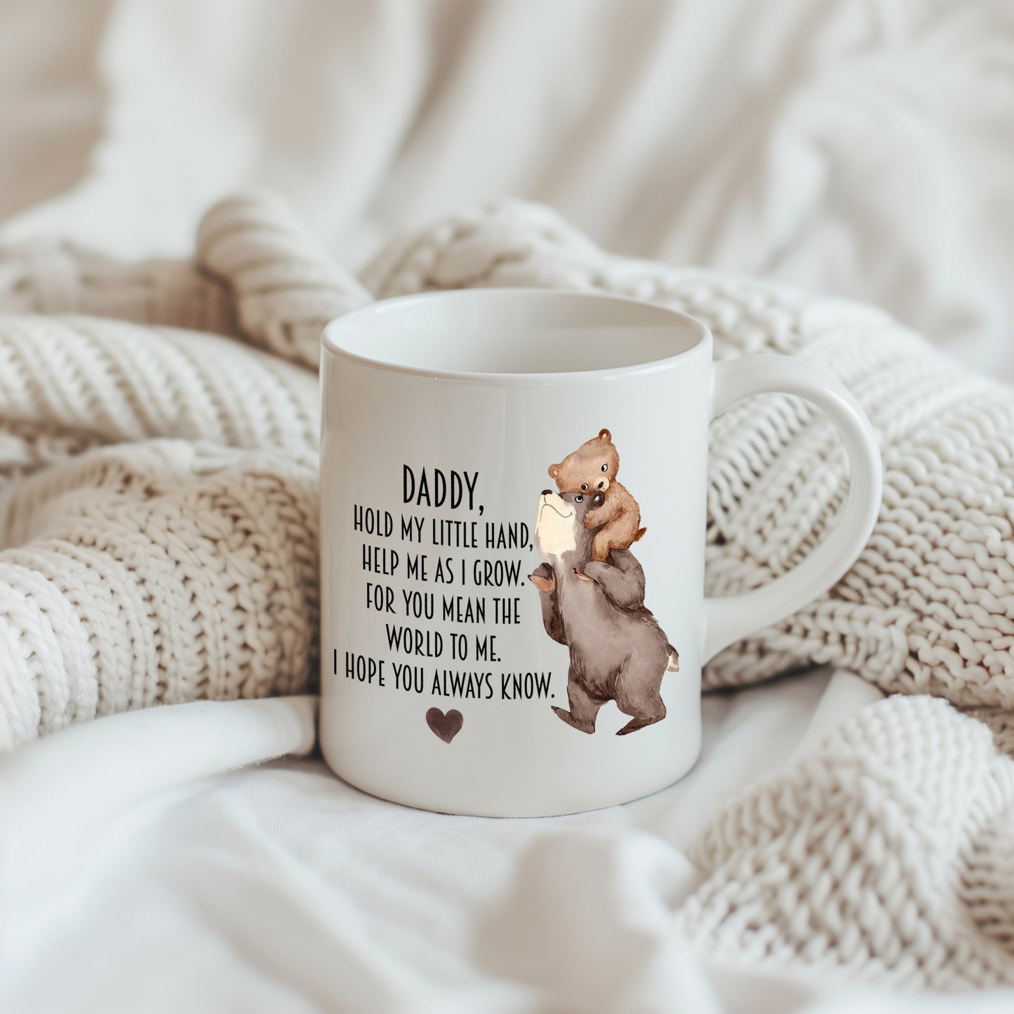 Daddy, Hold My Little Hand Mug