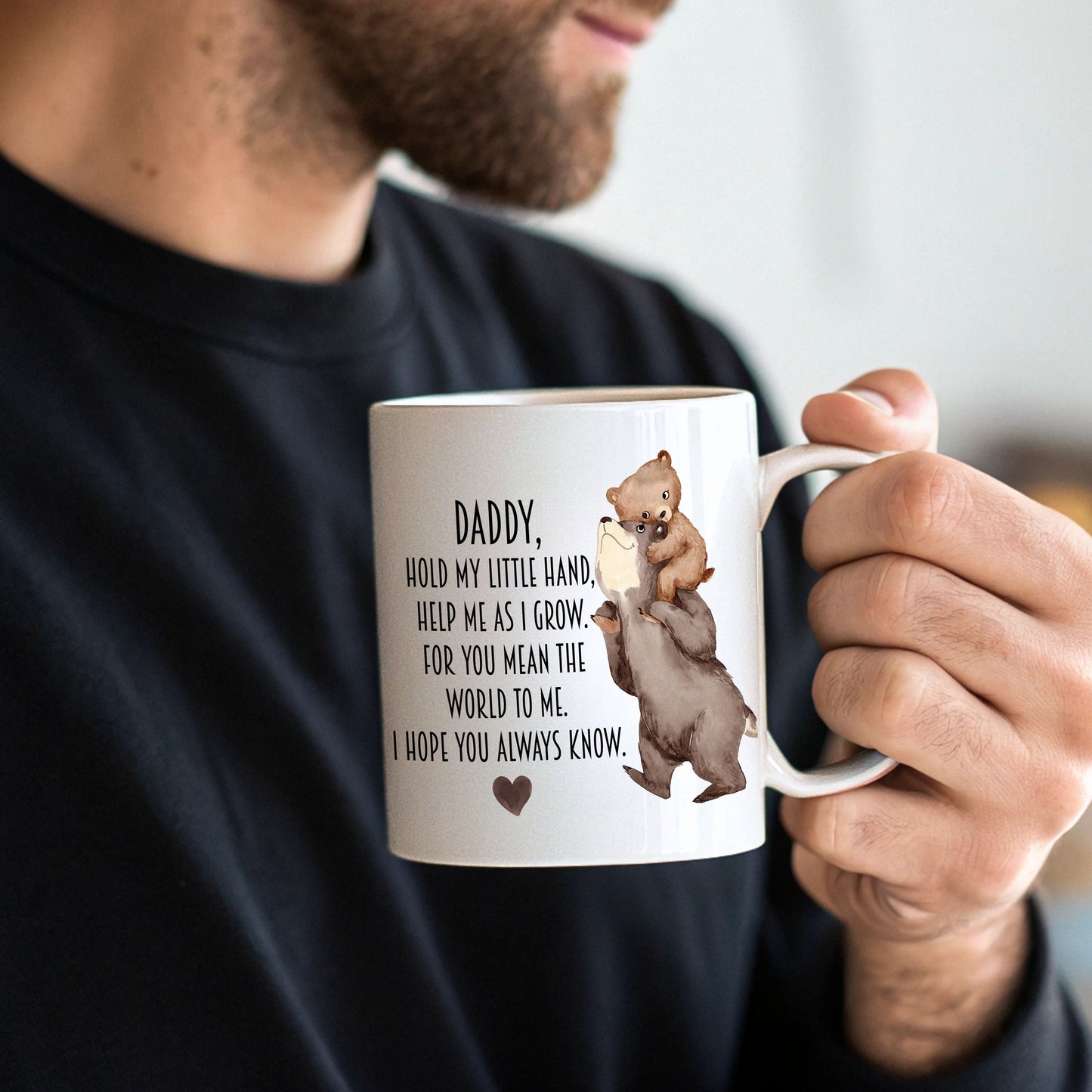 Daddy, Hold My Little Hand Mug