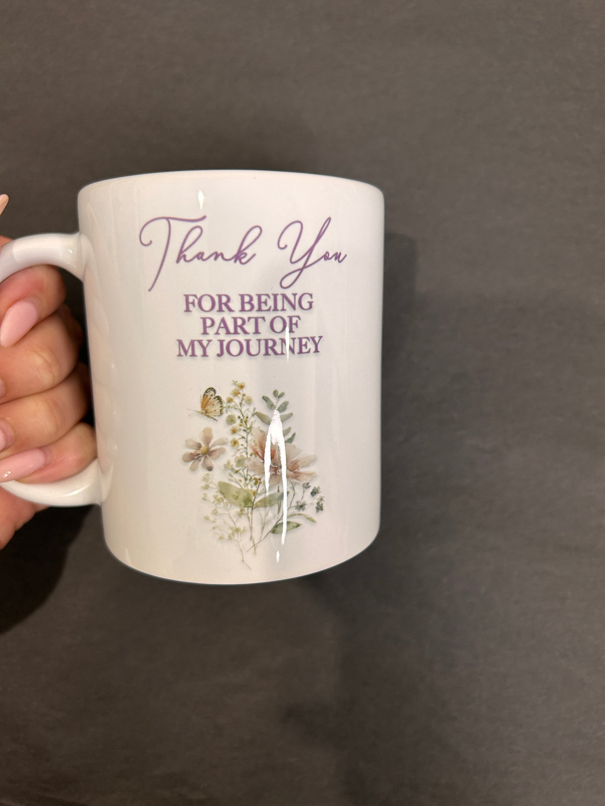 Thank You For Being Part of My Journey Mug