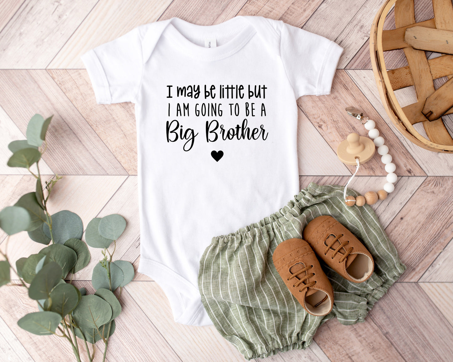 I May Be Little But...Big Sibling Onesie/Toddler Shirt
