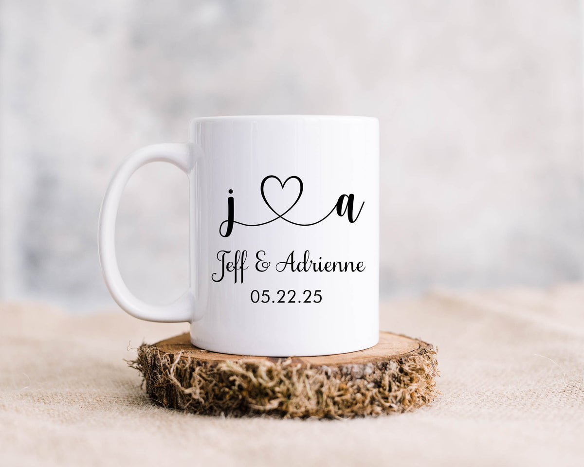 Couple Initials Mug
