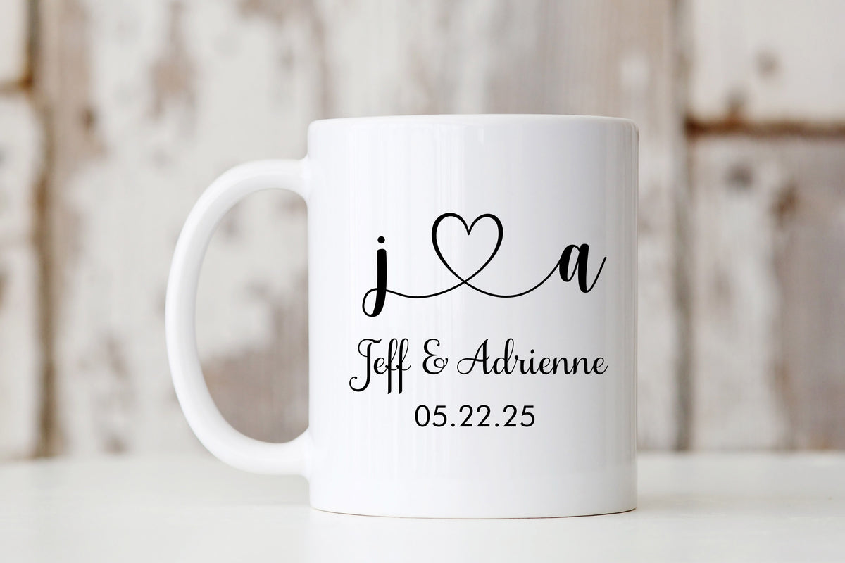 Couple Initials Mug