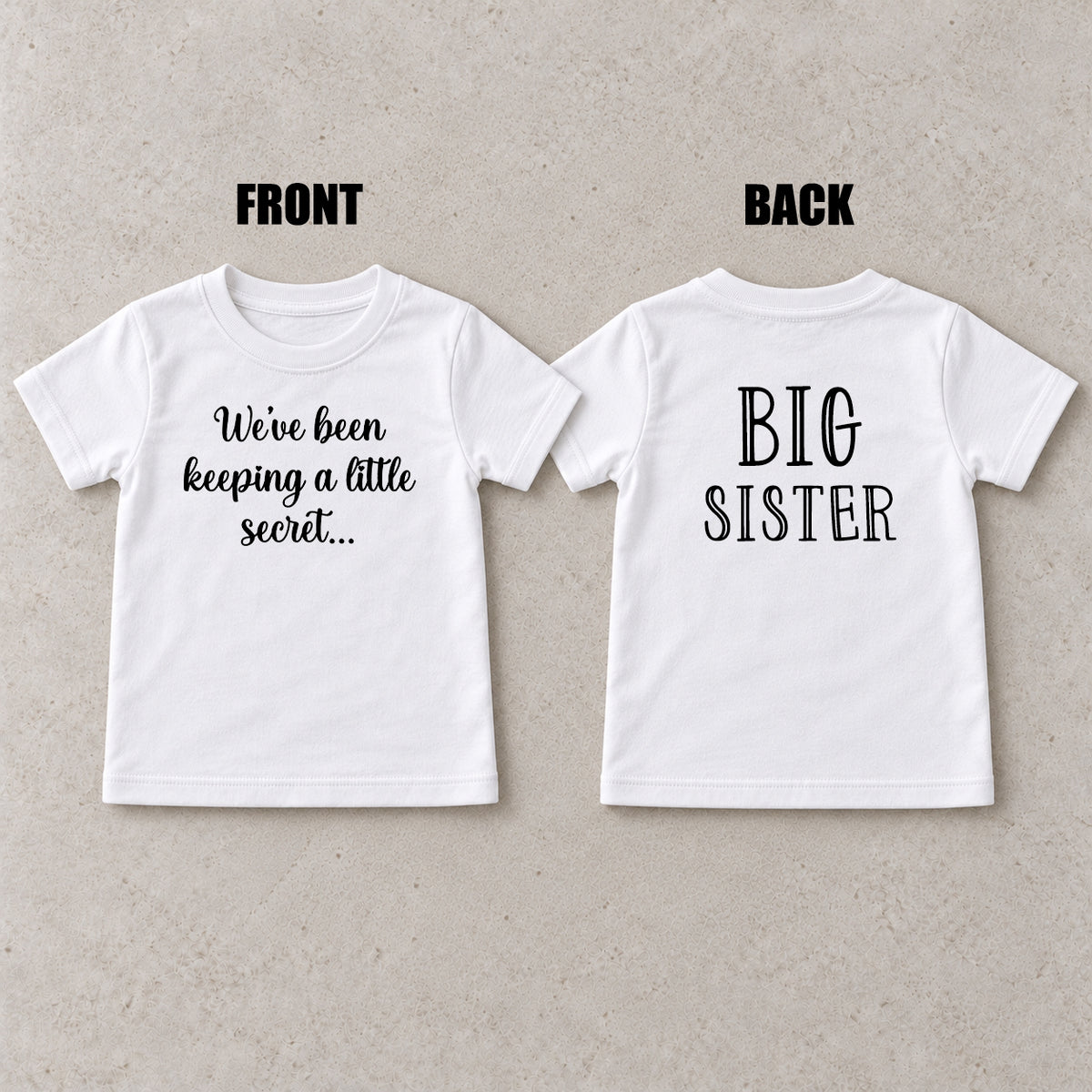 Big Sister Announcement Onesie/Toddler Shirt