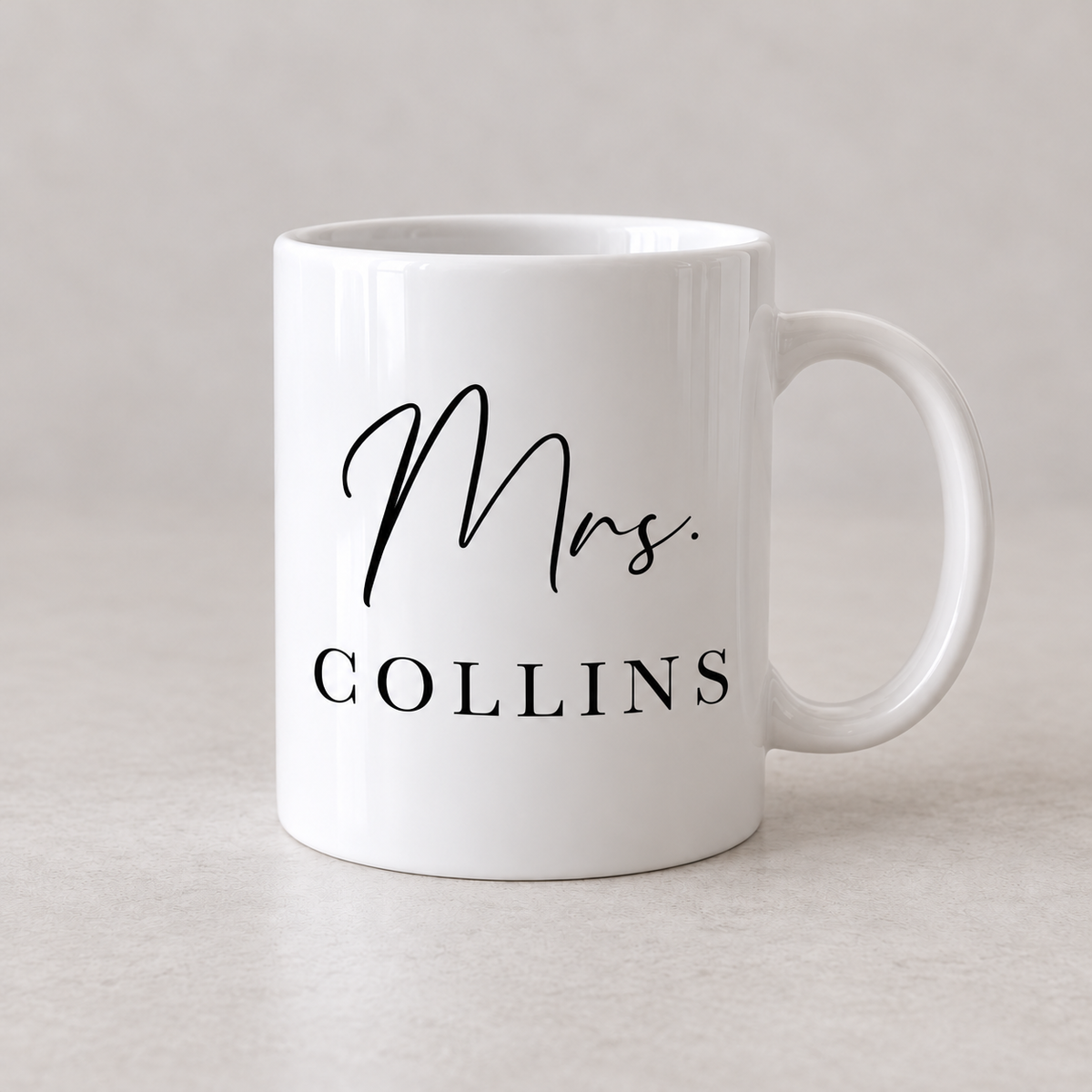 Personalized Mrs Mug