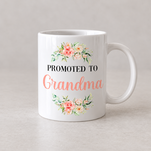 Promoted to Grandma Mug