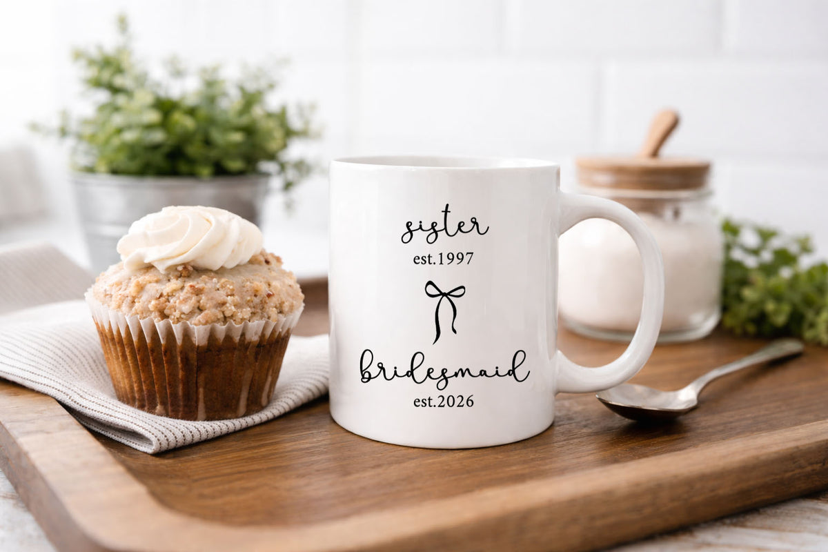 Sister to Maid of Honour Mug