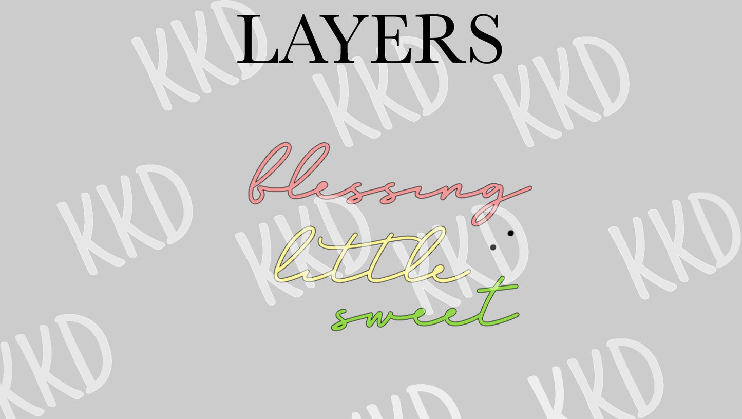 Sweet Little Blessing - Digital Files