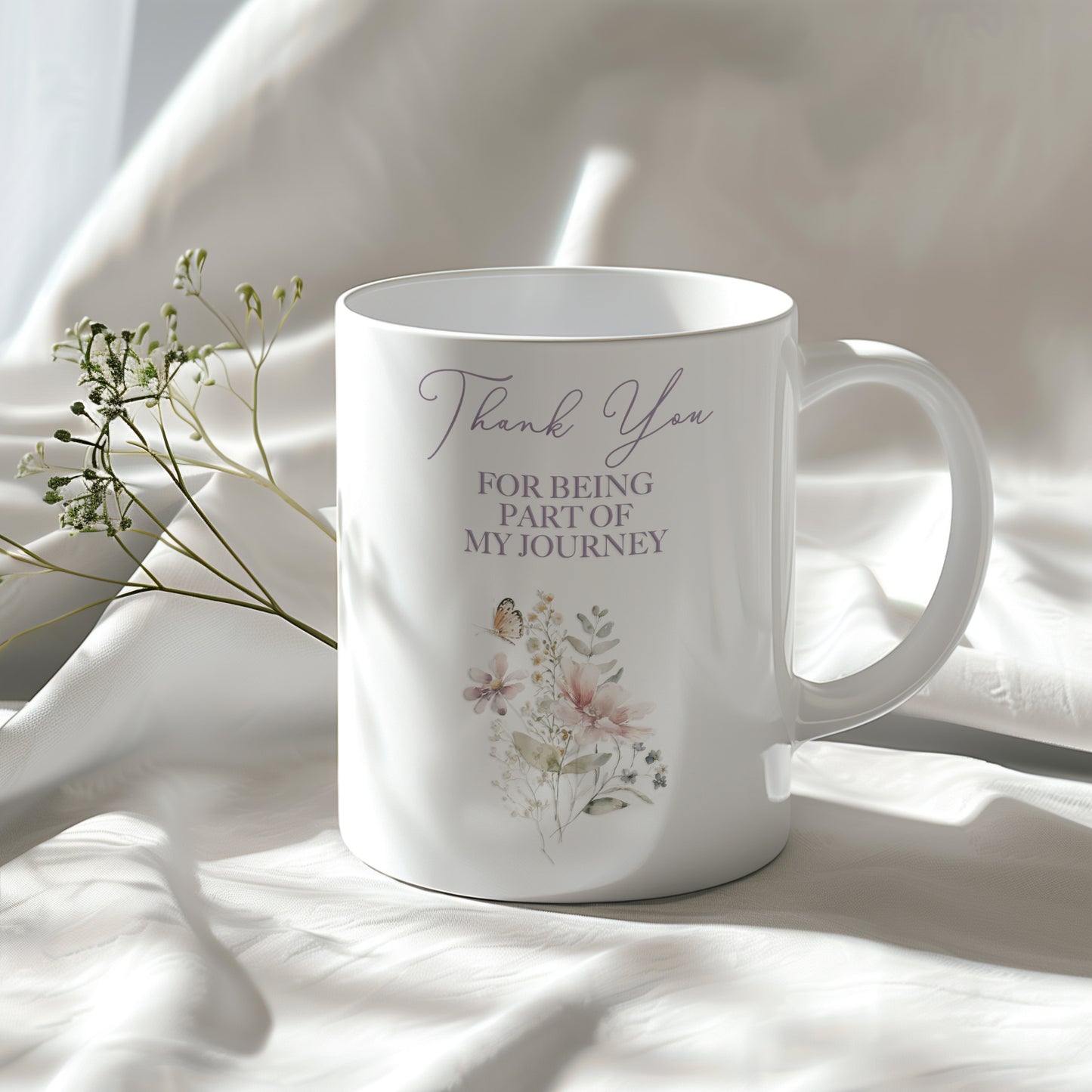 Thank You For Being Part of My Journey Mug