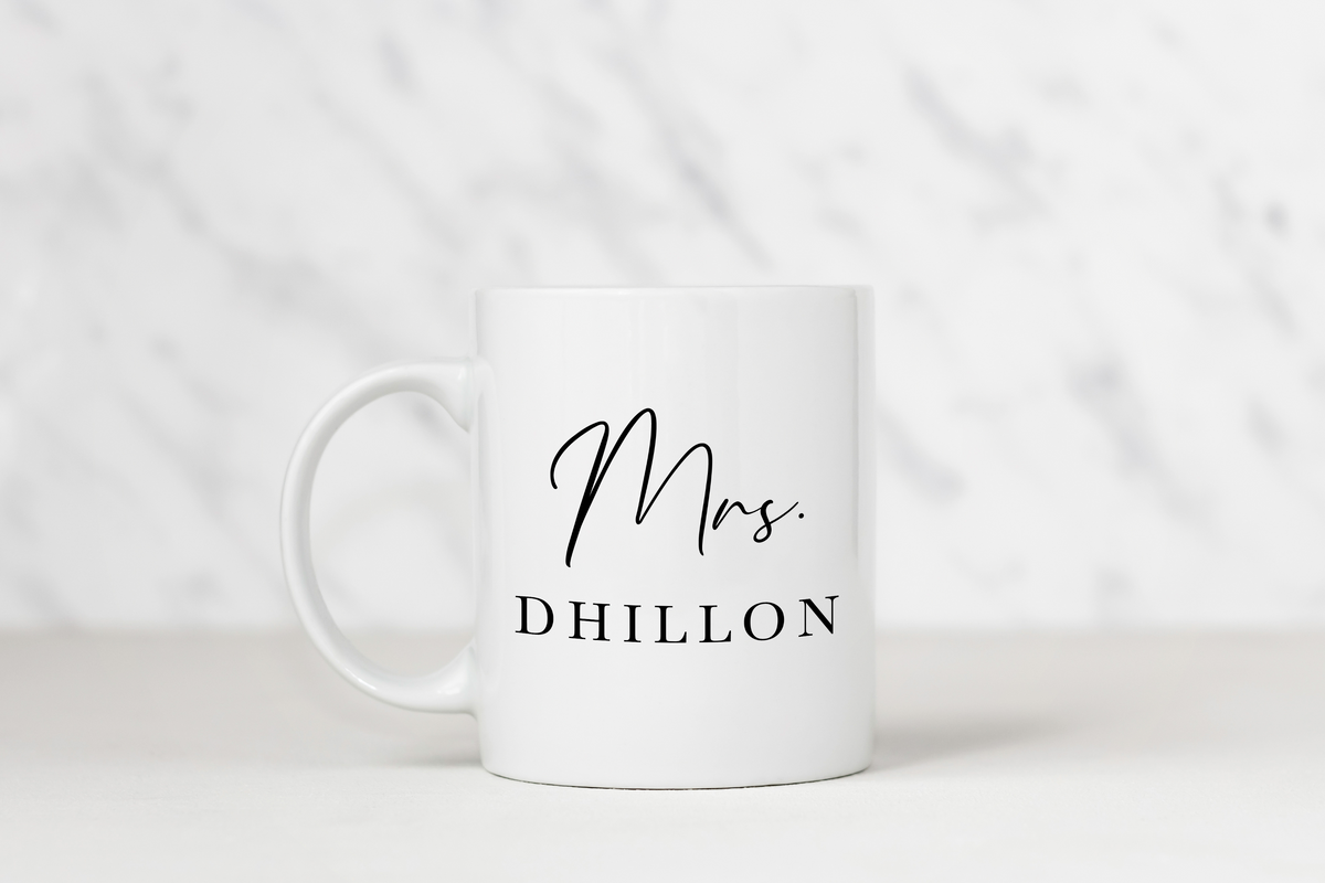 Personalized Mrs Mug