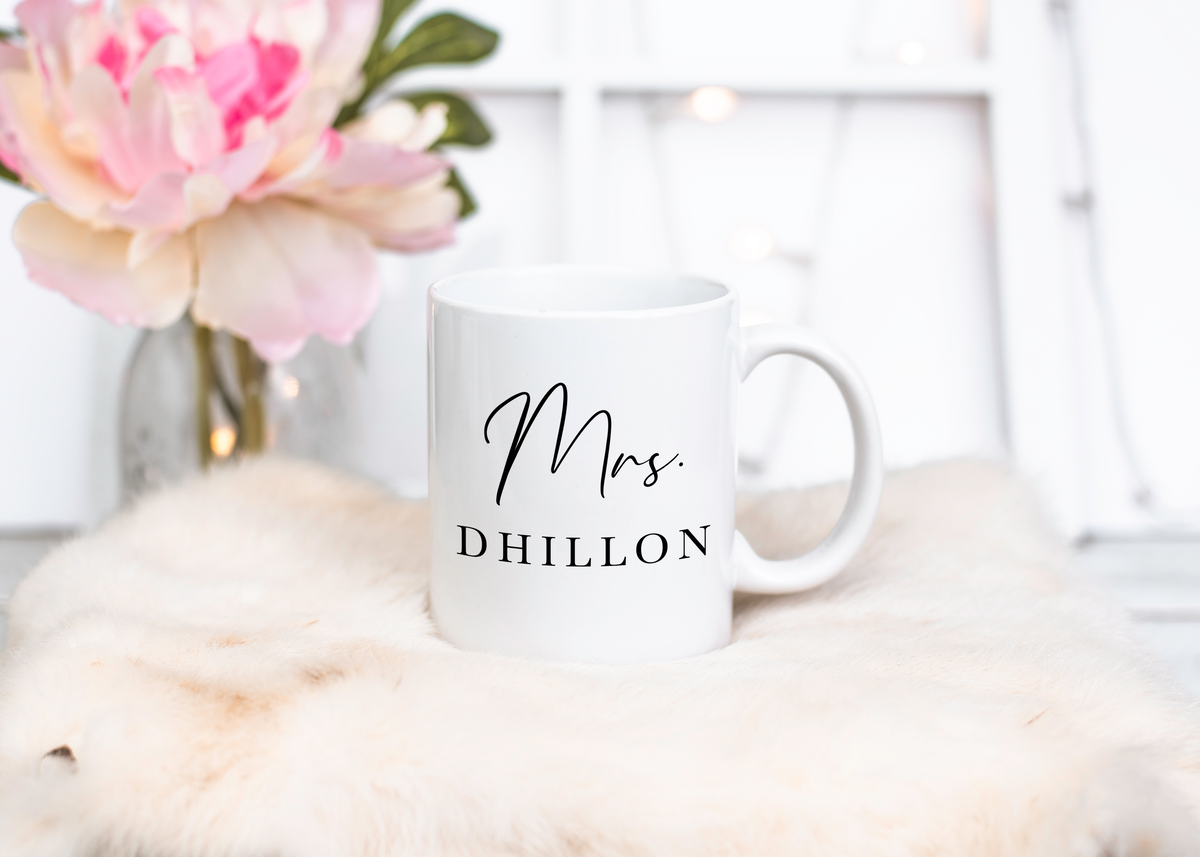 Personalized Mrs Mug